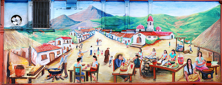 Los Rosales mural by Unknown Artist