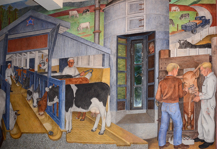 California Agricultural Industry mural by Gordon Langdon