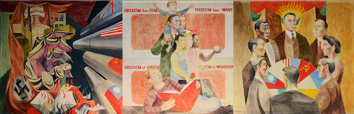 War and Peace mural by Anton Refregier