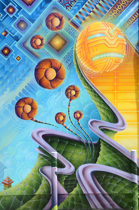 Untitled mural by Xavi Panneton