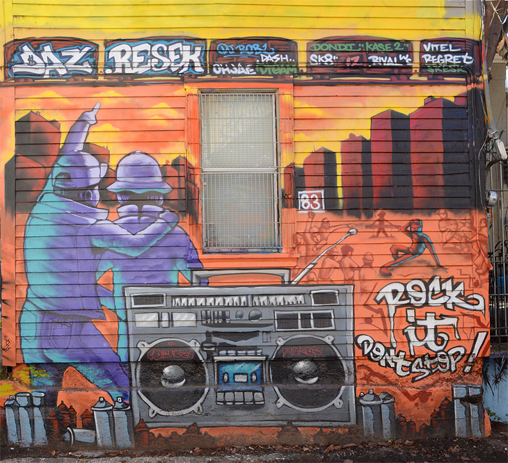 Rock It, Don't Stop! mural by Unknown Artist