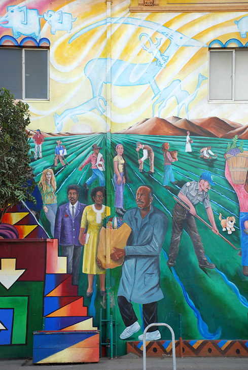 Soul Journey mural by Precita Eyes