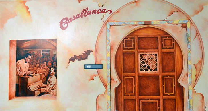 The Casablanca Room mural by Emmanuel Montoya