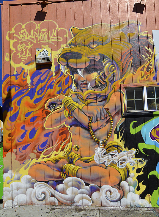 Untitled mural by Mark Bode