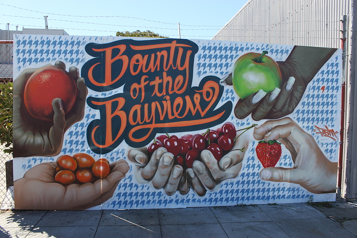 Bounty of the Bay mural by Fasm