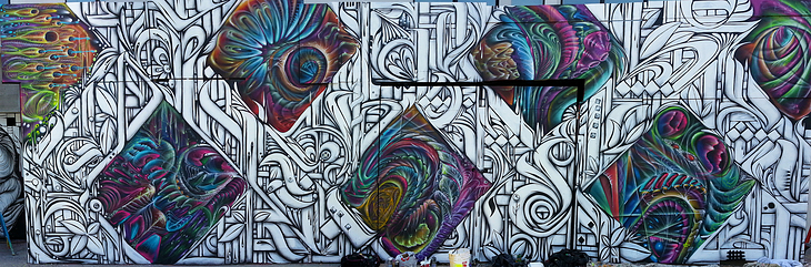 Untitled mural by Ian Ross, Max Ehrman