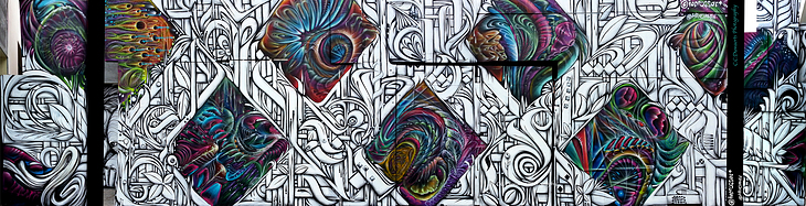 Untitled mural by Ian Ross, Max Ehrman