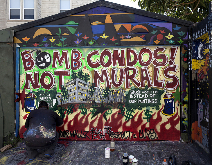 Bomb condos Not murals mural by Kenshin Tomoshima