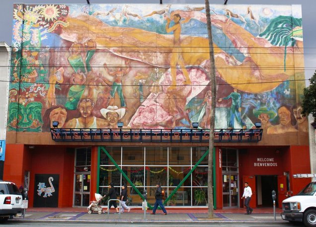 Mission Cultural Center mural by Carlos Loarca