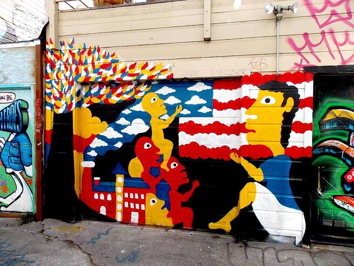 Untitled mural by Darry Perier