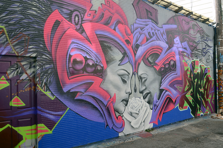Untitled mural by Mel Waters