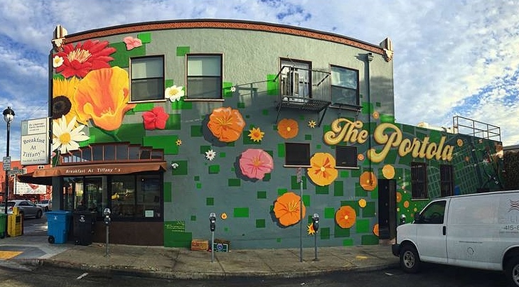 The Portola mural by Nico Berry
