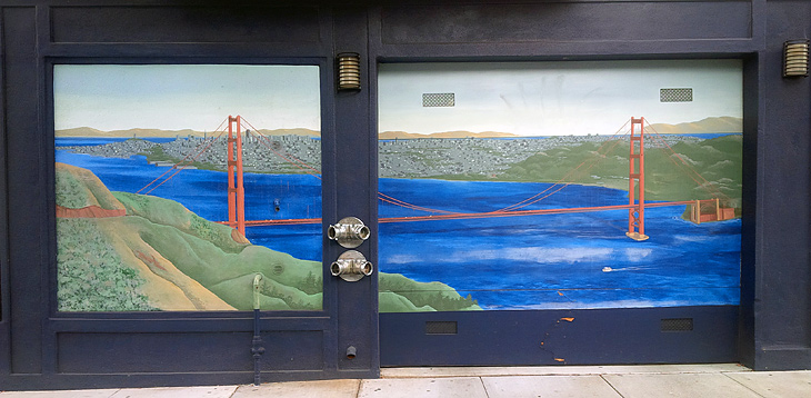 City by the Bay mural by Unknown Artist