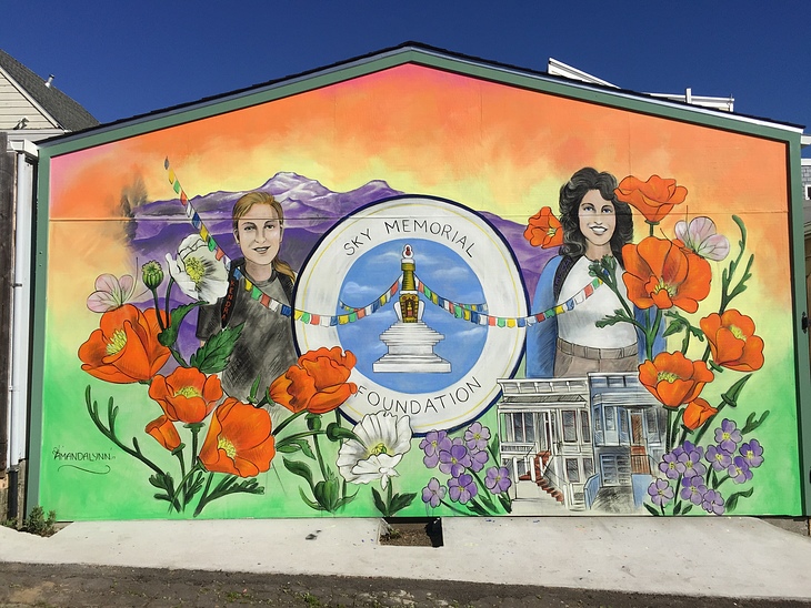 SKY Memorial Foundation mural by Amanda Lynn
