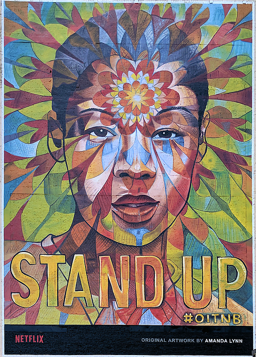 Stand Up mural by Amanda Lynn