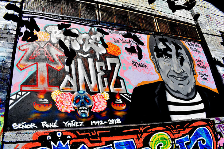 Rene Yanez Tribute mural by Unknown Artist