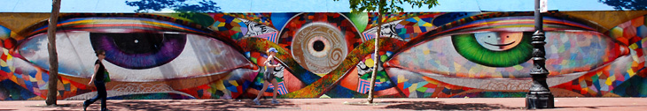 The Color Therapy of Perception mural by Chor Boogie