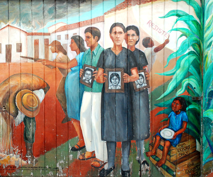 The culture contains the seed of resistance mural by O'Brien Thiele, Miranda Bergman