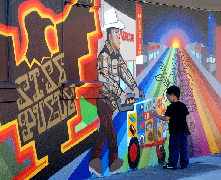 Untitled mural by Francisco Aquino