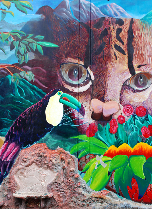 Frisco's Wild Side mural by Precita Eyes, Joshua Sarantitis, Deirdre Weinberg