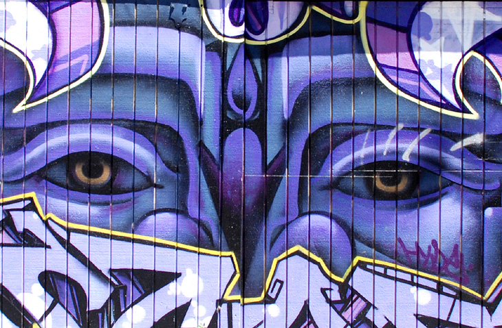 Untitled mural by ZORE, Hyde