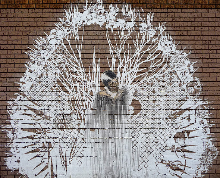 Untitled mural by Swoon