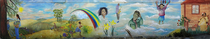 The Joy of Life mural by Catalina Gonzalez, Peter Collins