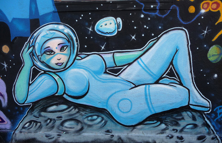 Untitled mural by Mark Bode