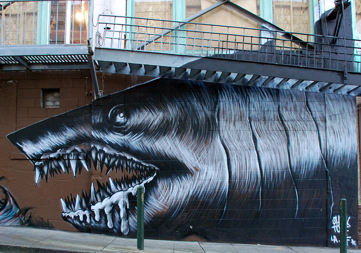 Untitled mural by SharkToof