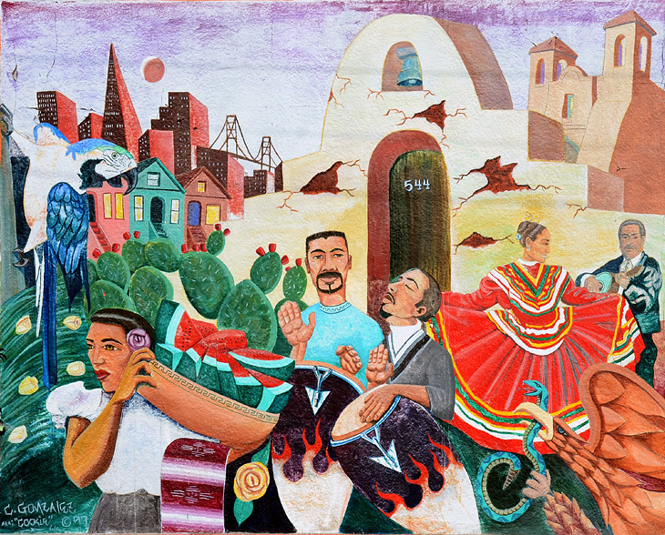 Untitled mural by Carlos Gonzalez