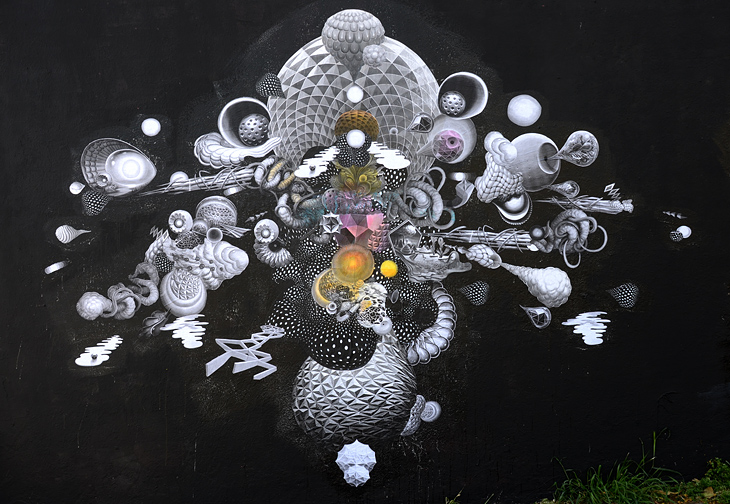 Untitled mural by Mars-1