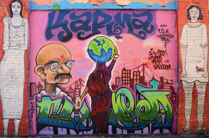 Karma mural by Cuba