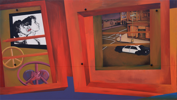 History of Polk Street mural by Dray