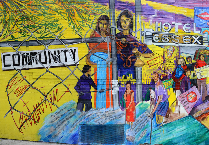 The Gifts You Take Are Equal To The Gifts You Make mural by Catalina Gonzalez, Marta Ayala