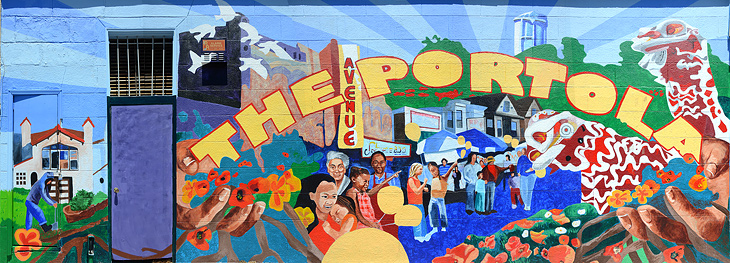 The Portola mural by Unknown Artist